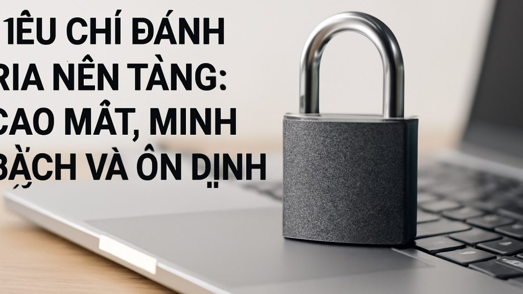 Minh họa: 1) Tiêu chí đánh giá nền tảng: bảo mật, minh bạch và ổn định