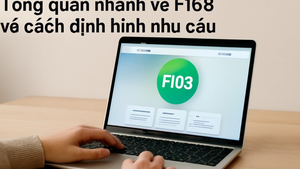 Minh họa: Tổng quan nhanh về F168 và cách định hình nhu cầu