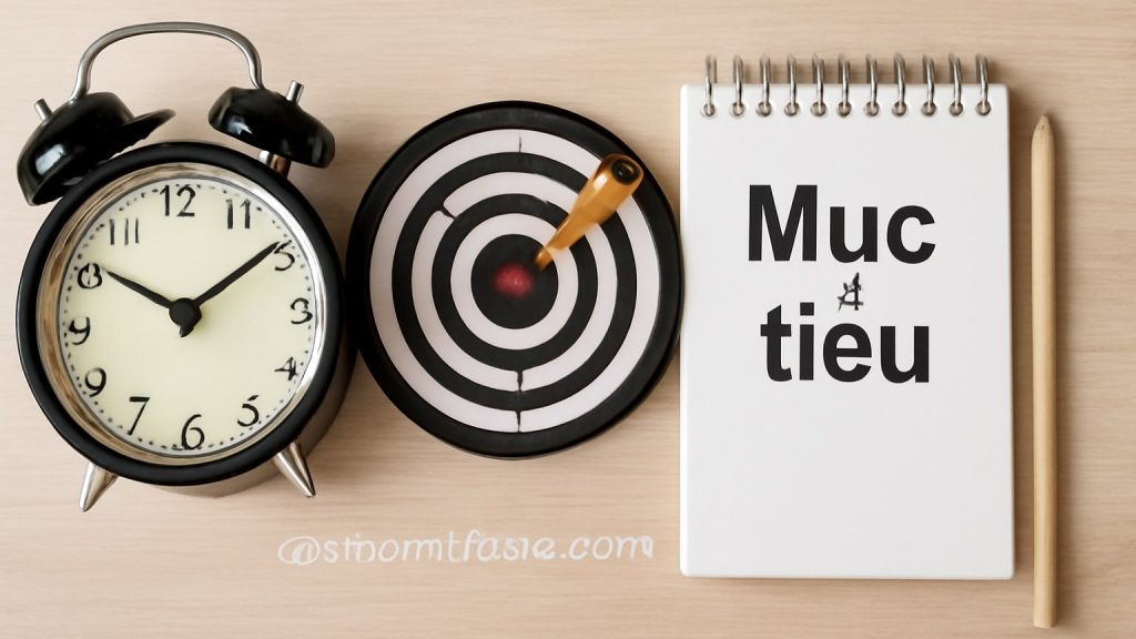 Minh họa: 1) Bắt đầu đúng: mục tiêu, thời gian và giới hạn